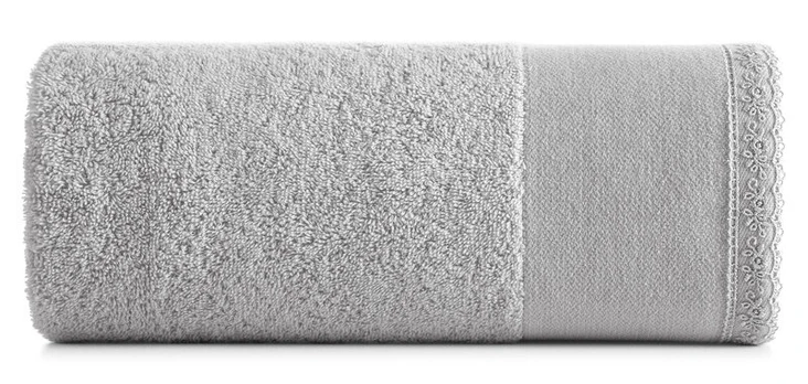 Vonios rankšluostis Emi, sidabro, 140 cm x 70 cm