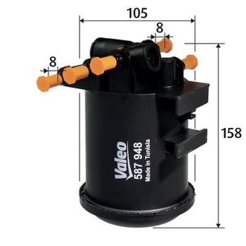 Kuro filtras VALEO 587948