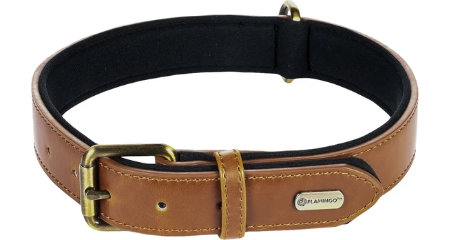 Antkaklis Flamingo Lyabo, ruda, 470 - 570 mm x 30 mm, XL