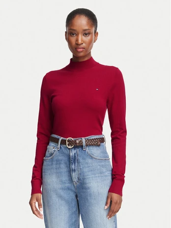 Tommy Hilfiger Megztinis WW0WW51383 Raudona Regular Fit