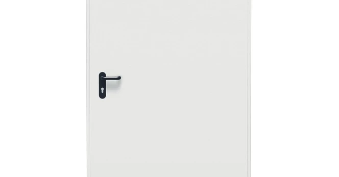 Plieninės durys HORMANN ZK-Element, baltos sp., 890 x 2100 mm, dešinė