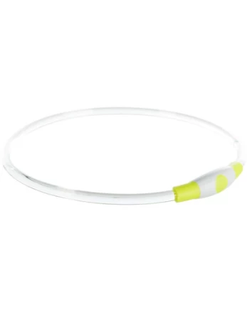 Trixie Flash light ring USB, S–M: 40 cm/ø 8 mm, grøn