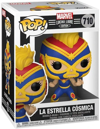 Funko POP! Marvel Lucha Libre Captain Marvel