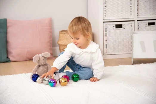 Tickit Spalvoti paslaptingi sensoriniai kamuoliukai, 6 vnt.