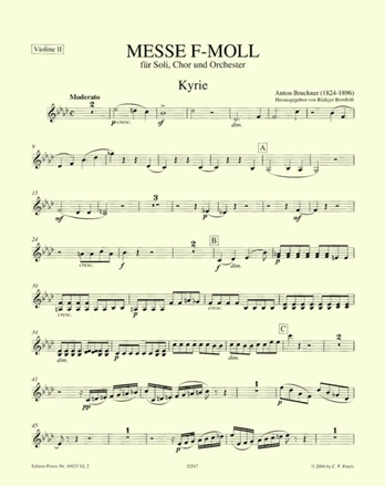 Mass in F minor (violin II)