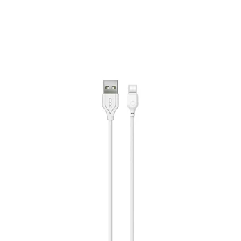 XO cable NB103 USB - USB-C 1,0 m 2,1A baltas