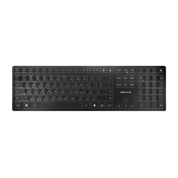 Cherry Klaviatūra KW 9100 SLIM [DE] juodas