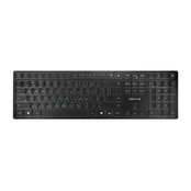 Cherry Klaviatūra KW 9100 SLIM [DE] juodas kaina