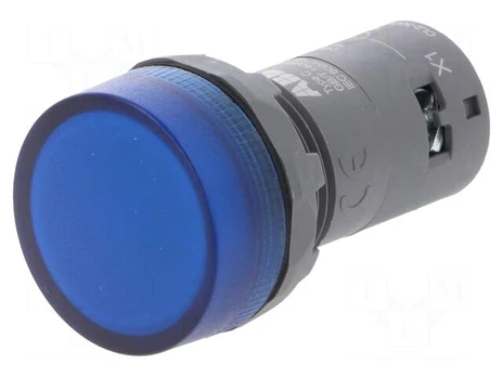 Control lamp | 22mm | CL2 | -25÷70°C | Illumin: LED | Ø22mm | 24VAC | blue