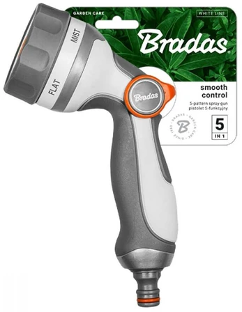 Pistoletinis purkštukas Bradas White Line Smooth Control, daugiafunkcinis