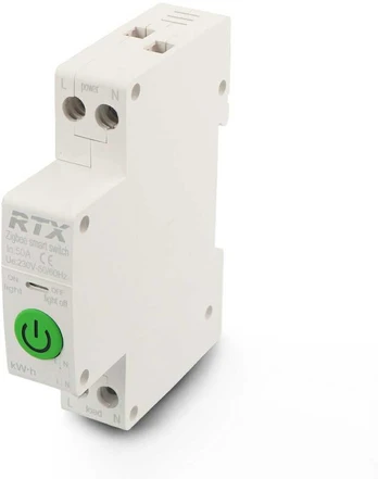 Tuya – relė su energijos skaitikliu – 50A – ZigBee – Android/iOS programa – RTX ZCR1-40EM