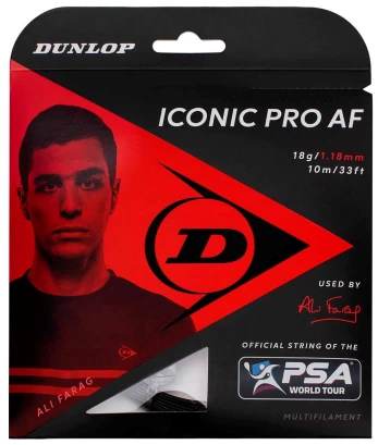Stygos skvošui  ICONIC PRO AF 17g/1,22mm 10m