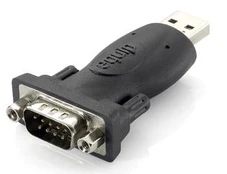 Equip USB įrangos USB adapteris – RS-232 juodas (133382)