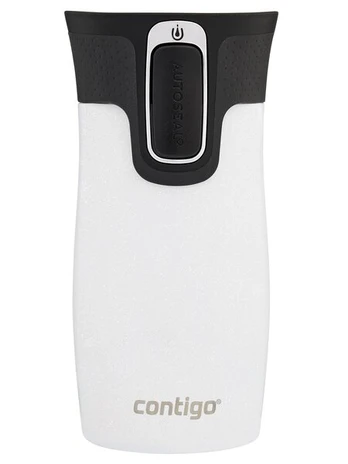 Termo puodelis Contigo West Loop Mini 300 ml (baltas metalikas)