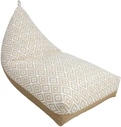 Bean bag ROMB 130x80x20/70cm, beige kaina