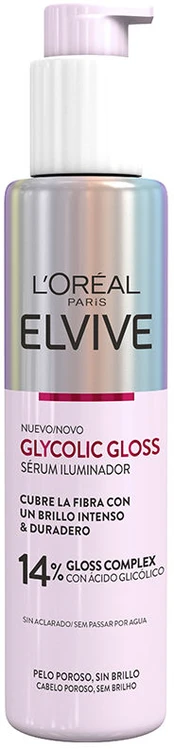 L'Oreal ELVIVE GLYCOLIC GLOSS šviečiantis serumas 150 ml