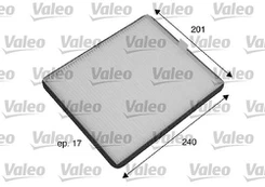 Filtras, salono oras VALEO 698773