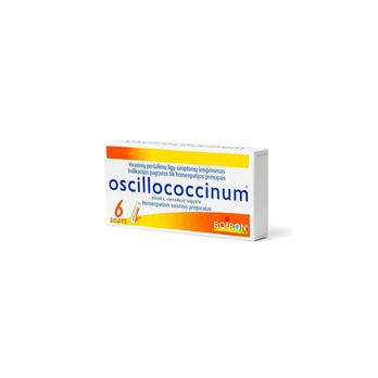 OSCILLOCOCCINUM, piliulės, vienadozė talpyklė, N6