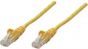 Intellinet Network Solutions Patchcord Cat6, CU, U/UTP, PVC, 1m, geltona (738538)