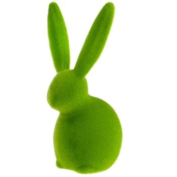 Veliūrinė dekoracija Kiškis, 12.5 cm
