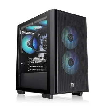 Thermaltake Versa H16 TG ARGB (juodas, grūdintas stiklas)