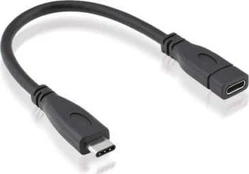 Adapteris USB Roline USB-C - USB-C Juodas (11.02.9015)