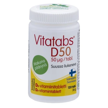 Hankintatukku Vitatabs D50 Pear tab N120