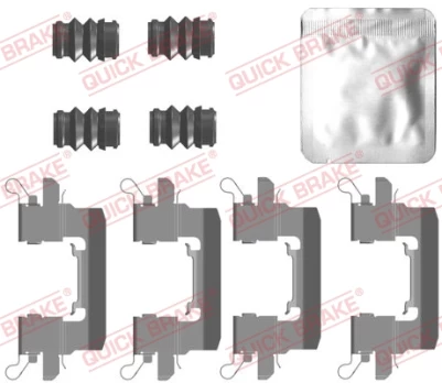 QUICK BRAKE QB109-0087 Brake pad fitting kit