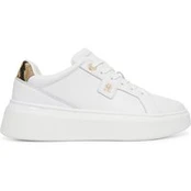 Laisvalaikio batai Tommy Hilfiger Chic Platform Snake FW0FW09456 Balta
