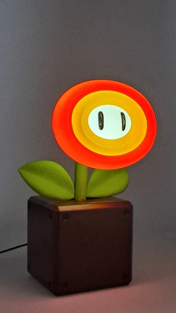 Fire Flower Lamp
