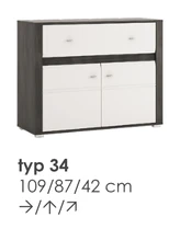 Extom Komoda SEVILLA TYP34