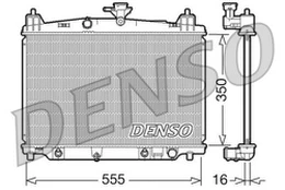 Radiatorius, variklio aušinimas DENSO DRM44018