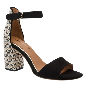 Basutės moterims, Juoda, Sandals