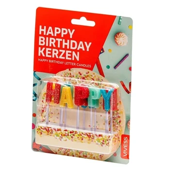 VIVESS arbatinės žvakutės Happy Birthday