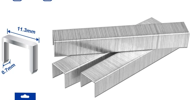 Kabės WADFOW, 0,7x6 mm, 1000 vnt., WNA0706
