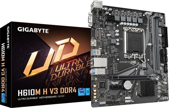 Pagrindinė plokštė 1700 Gigabyte H610M H DDR4 V3
