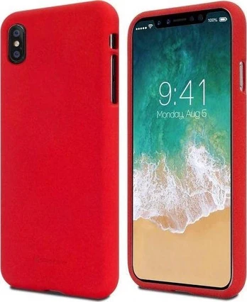 Dėklas Mercury Mercury Soft Xiaomi Mi Note 10/10 Pro raudona /raudona