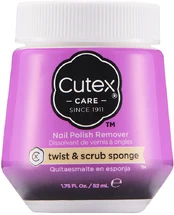 CUTEX SPONGE POLISH REMOVER twist & scrub 52 ml kaina