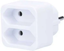 Solight hub, 2x 2,5A, baltas