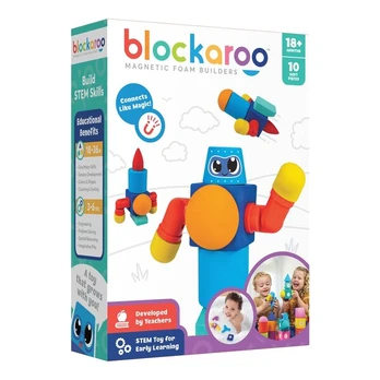 Magnetinis konstruktorius Blockaroo Robot, 10 d.