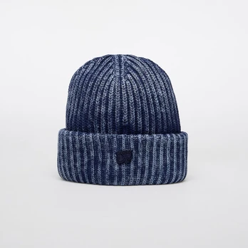Daily Paper Knitted Washed Beanie Indigo (2521088 Kitos kepurės)
