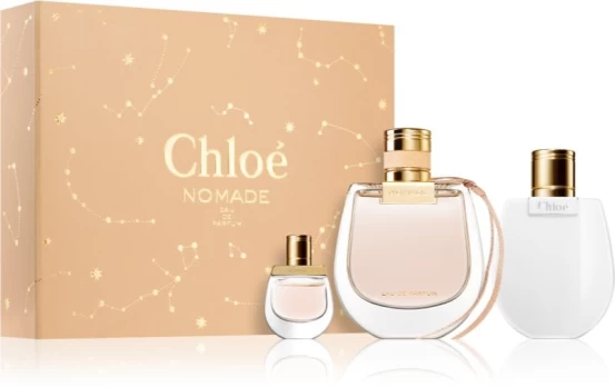 Chloé - Nomade EDP 75 ml + EDP 5 ml + Body Lotion 100 ml - Giftset