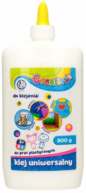 Klijai pva Astra Creative, 0.5 kg, balta