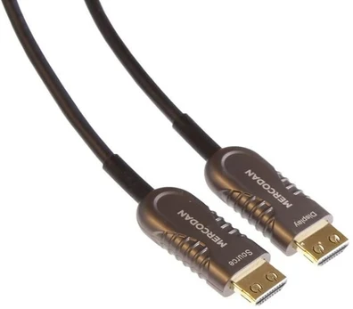 Mercodan Fiber optisk HDMI 30m, HDMI 2.0, 18Gbps, 4:4:4, 4k2k 60p,