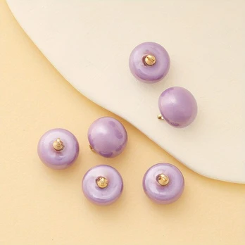 Karoliukai, 6 vnt., Violetinė