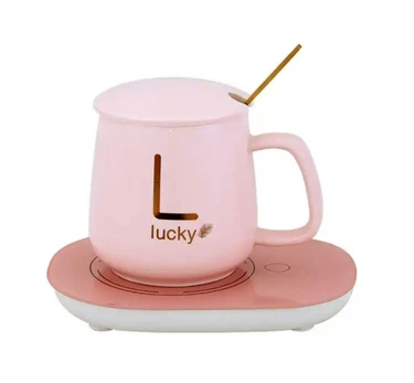 Elektrinis puodelio šildytuvas su puodeliu Lucky