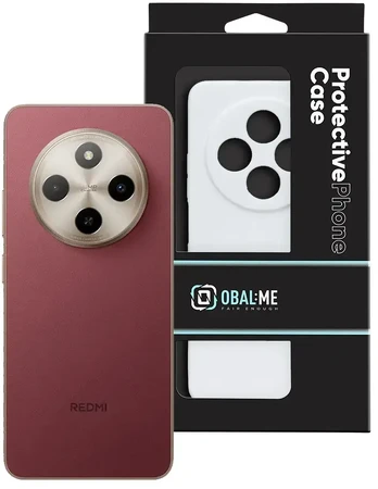 Dėklas OBAL:ME Glossy Cover for Xiaomi Redmi 17C 4G Baltas