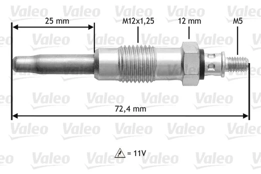 Kaitinimo žvakė VALEO 345100