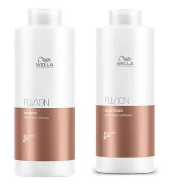 Wella Fusion Intense Repair Shampoo 1000ml + Conditioner 1000ml