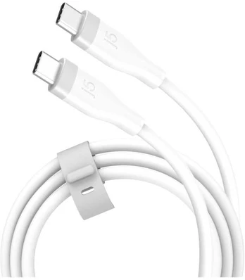 j5create USB-C® 60W USB kabelis skysto silikono greito įkrovimo kabelis